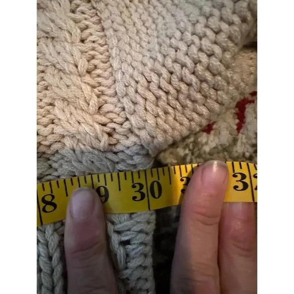 Judith March 100% Acrylic Knit Turtleneck Sweater Size L - Picture 8 of 8